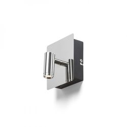 TIARA ścienna  chrom 230V LED 2x3W 25°  3000K
