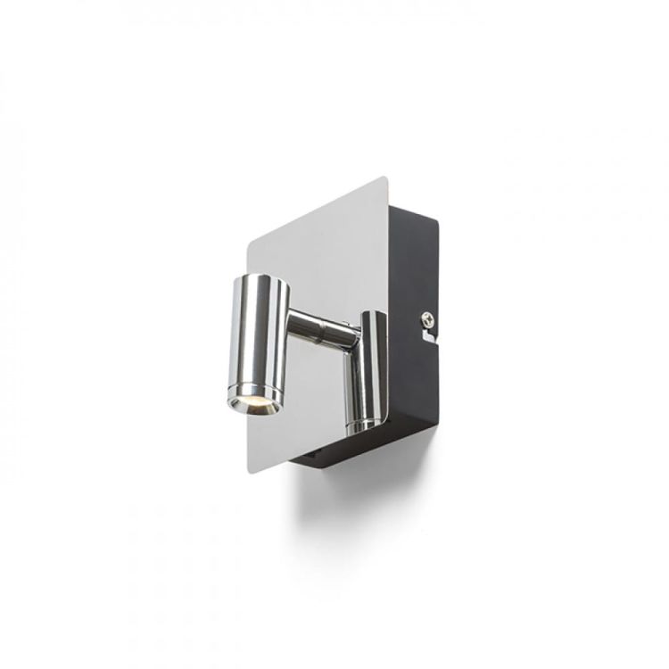 TIARA ścienna  chrom 230V LED 2x3W 25°  3000K