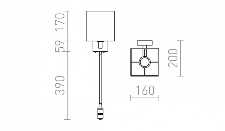 TAINA z abażurem biała nikiel mat 230V E27 LED 28+3W 25°  3000K