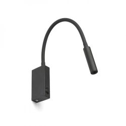 EKE ścienna czarna  230V LED 3W 60°  3000K