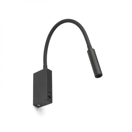 Przejdź do produktu EKE ścienna czarna  230V LED 3W 60°  3000K