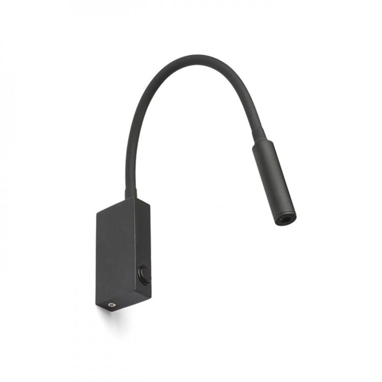 EKE ścienna czarna  230V LED 3W 60°  3000K
