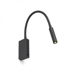 EKE ścienna czarna  230V LED 3W 60°  3000K