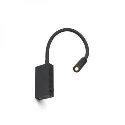 EKE ścienna czarna  230V LED 3W 60°  3000K