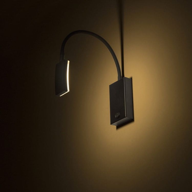 FRISCO W ścienna czarna  230V LED 4.2W 120°  3000K