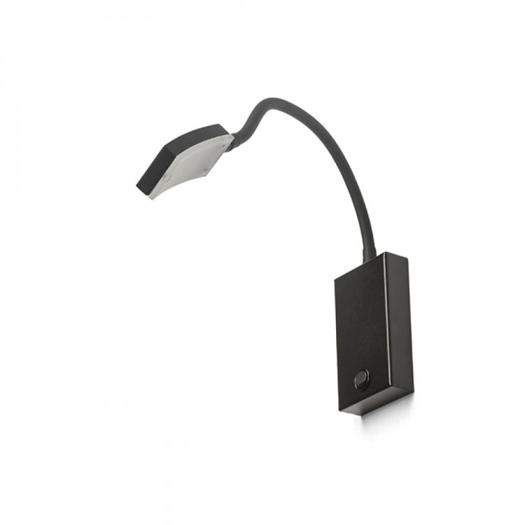 FRISCO W ścienna czarna  230V LED 4.2W 120°  3000K