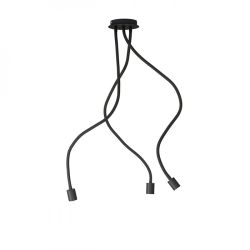 LOYD E27 III sufitowa czarna  230V E27 3x28W