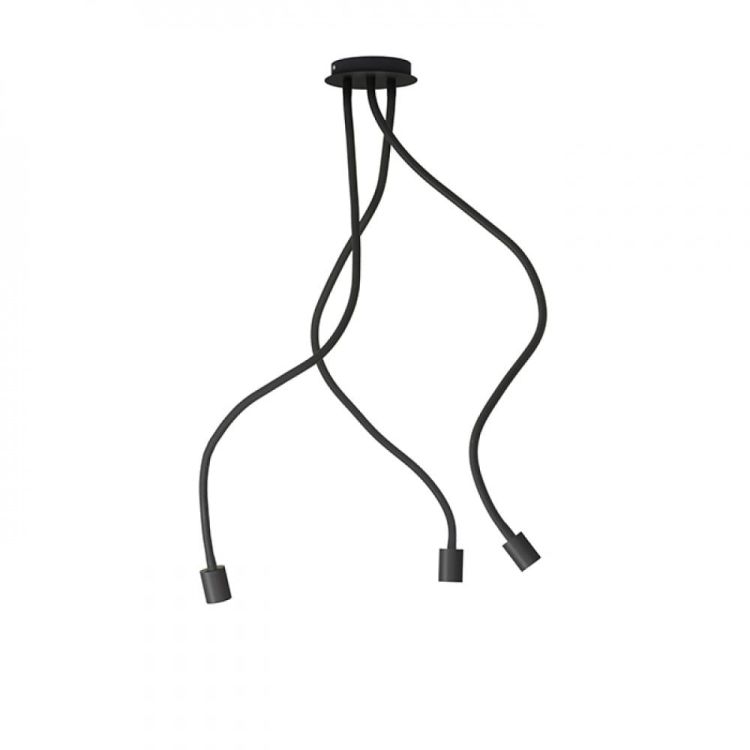 LOYD E27 III sufitowa czarna  230V E27 3x28W