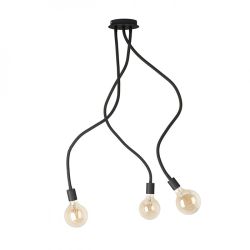 LOYD E27 III sufitowa czarna  230V E27 3x28W