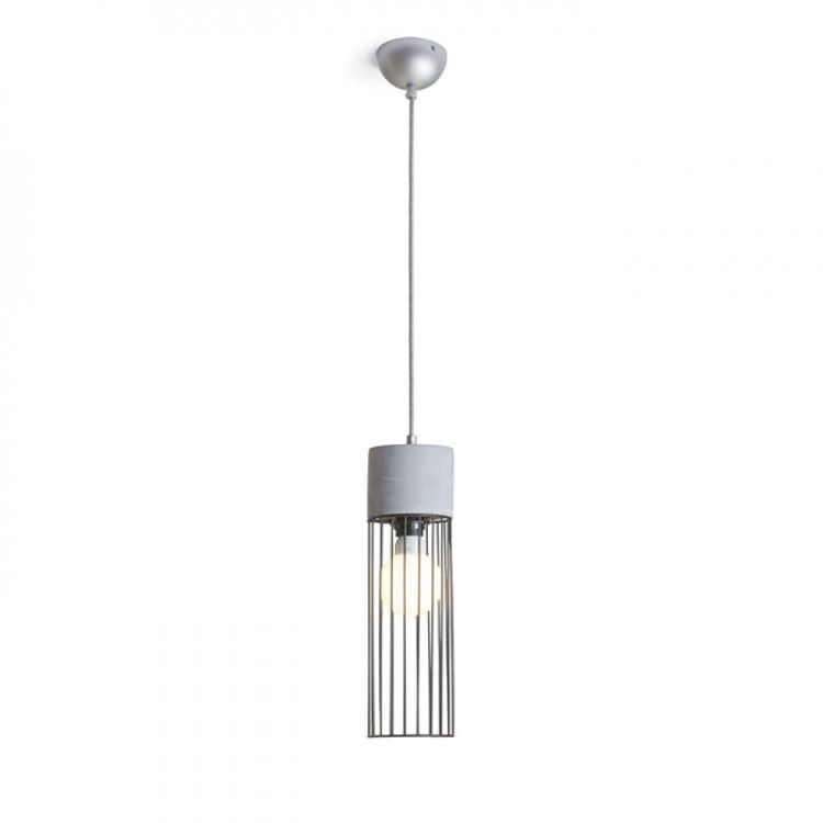 BURTON wisząca  beton 230V E27 42W