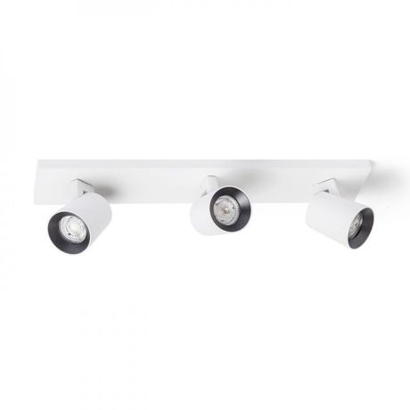 Przejdź do produktu KENNY III natynkowa biała/czarna  230V LED GU10 3x8W