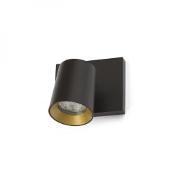 KENNY I natynkowa czarna/złota  230V GU10 35W