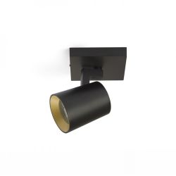KENNY I natynkowa czarna/złota  230V GU10 35W