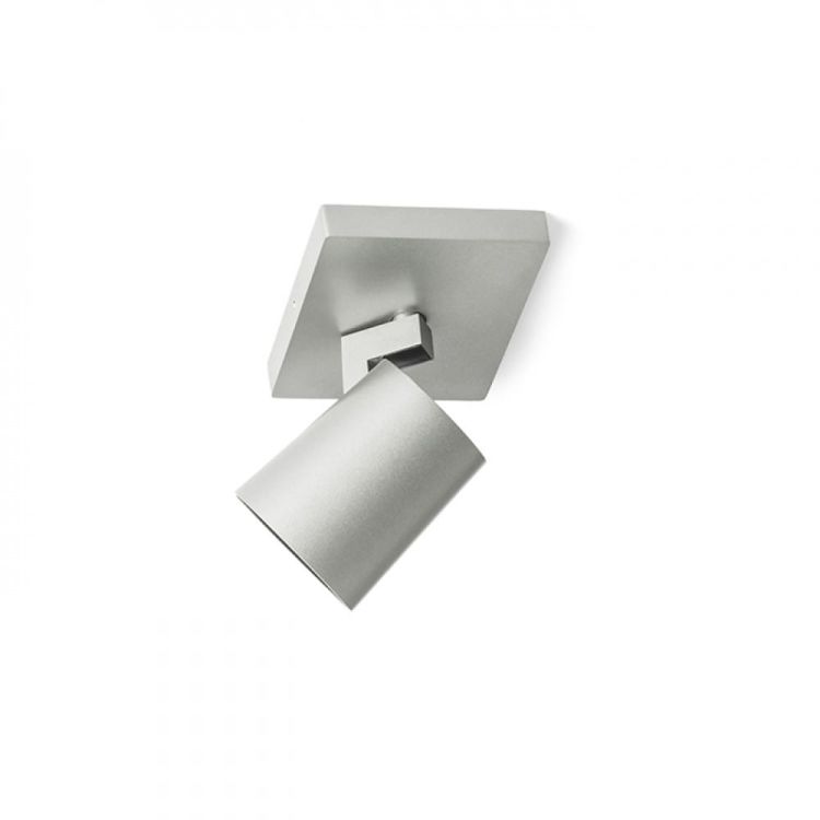 KENNY I natynkowa  aluminium szczotkowane/czarna 230V GU10 35W