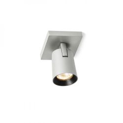 KENNY I natynkowa  aluminium szczotkowane/czarna 230V GU10 35W
