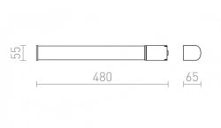 FLORIO 49  biała  230V LED 8W IP44  3000K