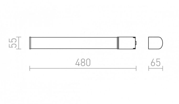 FLORIO 49  biała  230V LED 8W IP44  3000K