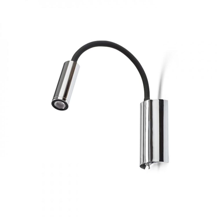 SHOW ścienna czarna chrom 230V LED 3W  3000K