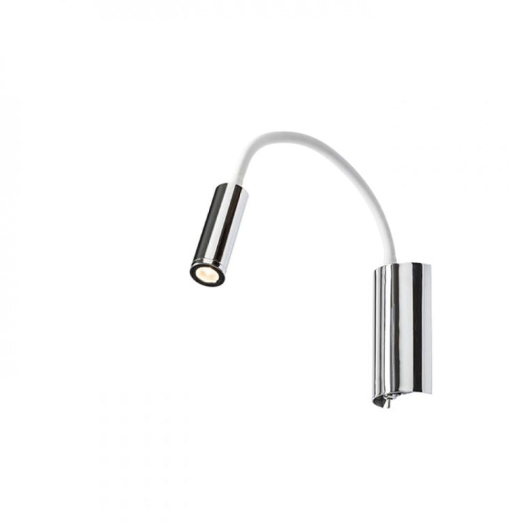 SHOW ścienna biała chrom 230V LED 3W  3000K