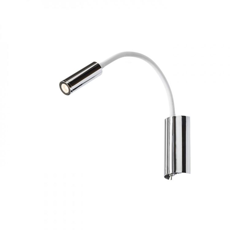 SHOW ścienna biała chrom 230V LED 3W  3000K