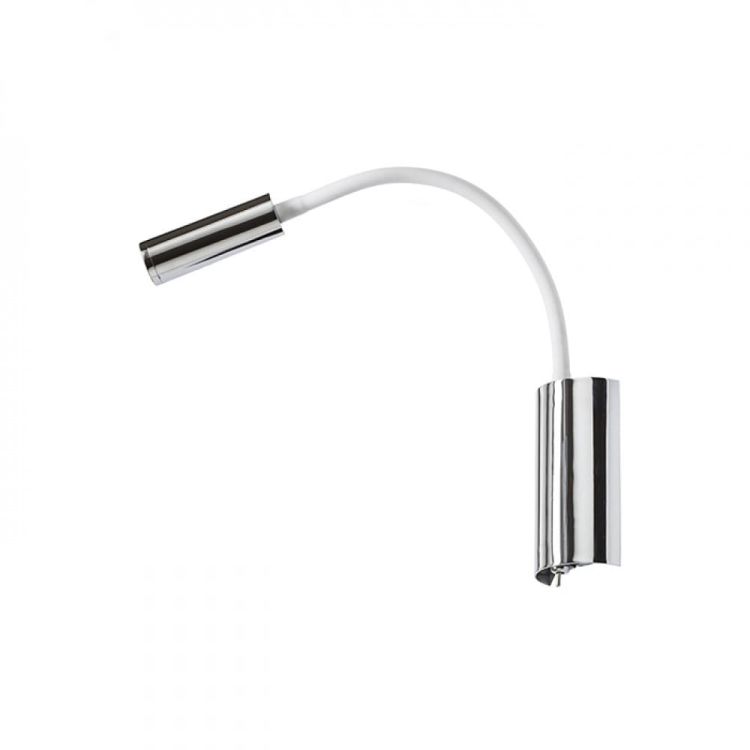 SHOW ścienna biała chrom 230V LED 3W  3000K
