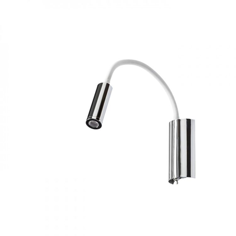 SHOW ścienna biała chrom 230V LED 3W  3000K