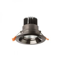 SPARKLE wpuszczana  czarny chrom 230V LED 5W 24°  3000K