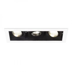 BONDY III wpuszczana biała  230V LED 3x7W 24°  3000K
