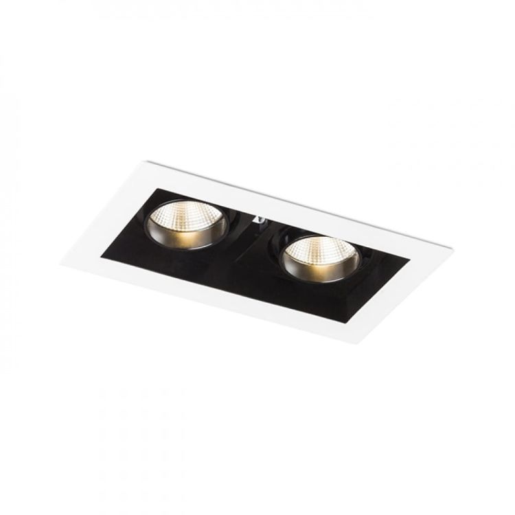 BONDY II wpuszczana biała  230V LED 2x7W 24°  3000K