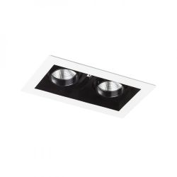 BONDY II wpuszczana biała  230V LED 2x7W 24°  3000K