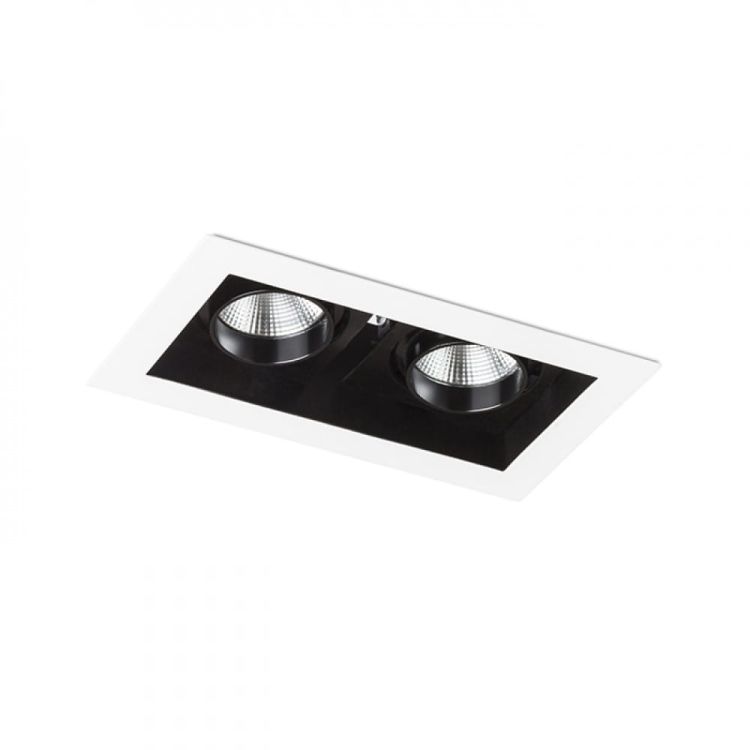 BONDY II wpuszczana biała  230V LED 2x7W 24°  3000K