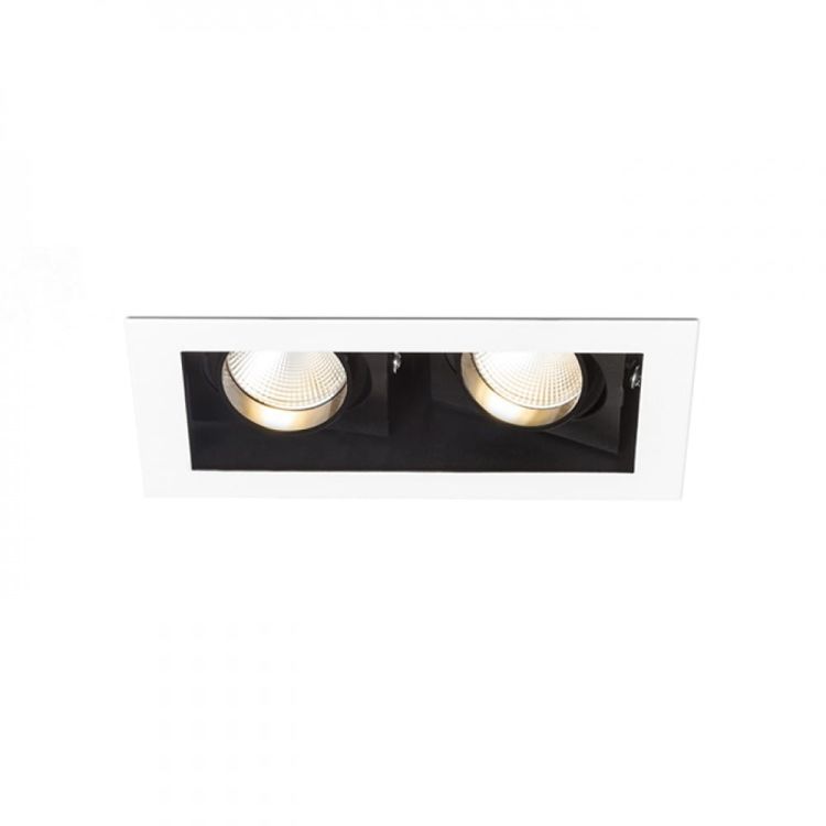 BONDY II wpuszczana biała  230V LED 2x7W 24°  3000K