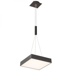 LARISA SQ 30 wisząca czarna  230V LED 30W  3000K