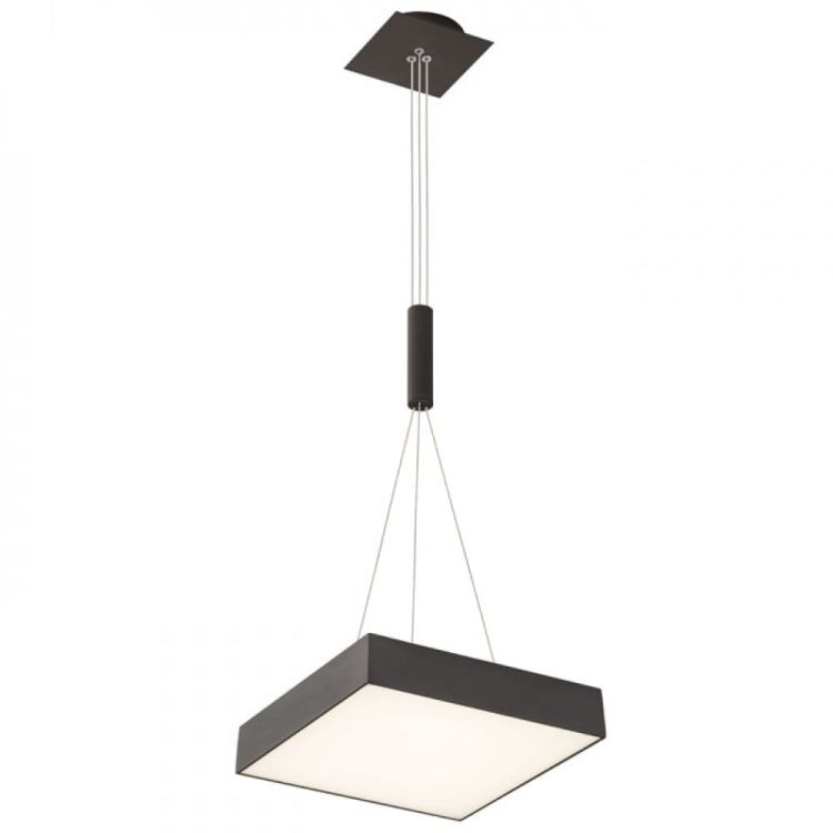 LARISA SQ 30 wisząca czarna  230V LED 30W  3000K