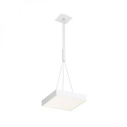 LARISA SQ 30 wisząca biała  230V LED 30W  3000K