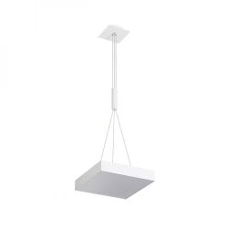 LARISA SQ 30 wisząca biała  230V LED 30W  3000K