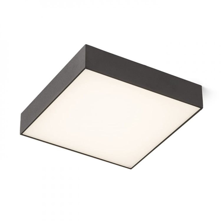 LARISA SQ 30 sufitowa czarna  230V LED 30W  3000K