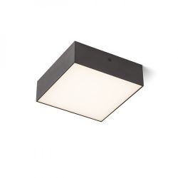 LARISA SQ 17 sufitowa czarna  230V LED 15W  3000K