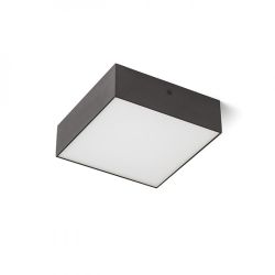 LARISA SQ 17 sufitowa czarna  230V LED 15W  3000K