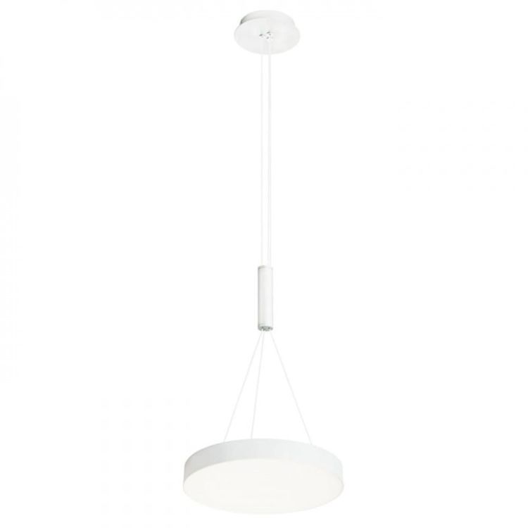 LARISA R 30 wisząca biała  230V LED 30W  3000K