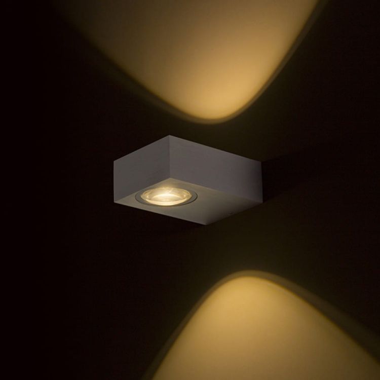 KORSO II ścienna  aluminium szczotkowane 230V LED 2x3W 120° IP54  3000K