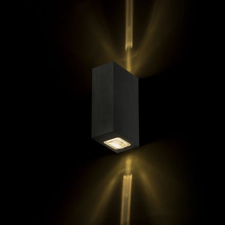 Przejdź do produktu NICK II ścienna czarne anodowane 230V LED 2x3W 10° IP54 3000K