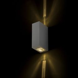 NICK II ścienna  aluminium szczotkowane 230V LED 2x3W 10° IP54  3000K
