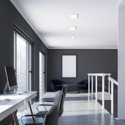 HUE SQ 17 sufitowa biała  230V LED 18W  3000K