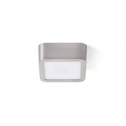 HUE SQ 9 sufitowa  nikiel mat 230V LED 6W  3000K