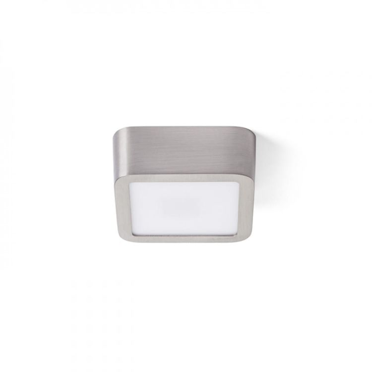 HUE SQ 9 sufitowa  nikiel mat 230V LED 6W  3000K