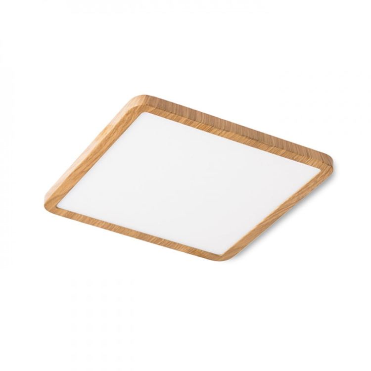 HUE SQ 17 wpuszczana  kolor buk 230V LED 18W  3000K