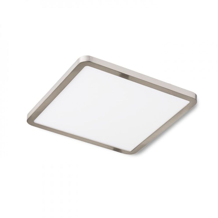 HUE SQ 17 wpuszczana  nikiel mat 230V LED 18W  3000K