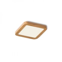 HUE SQ 9 wpuszczana  kolor buk 230V LED 6W  3000K