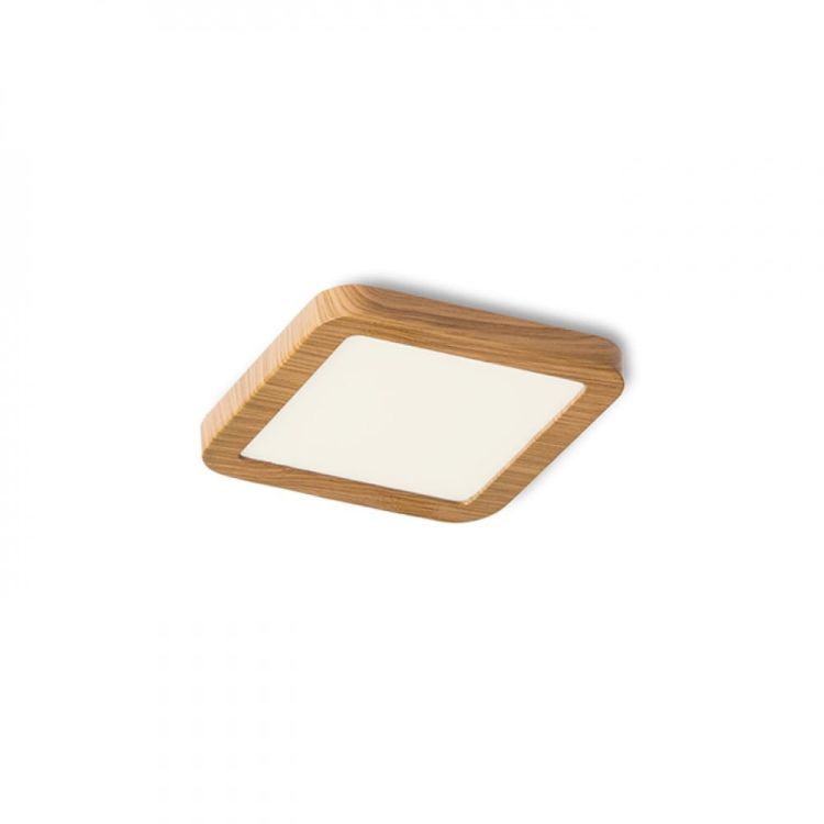 HUE SQ 9 wpuszczana  kolor buk 230V LED 6W  3000K